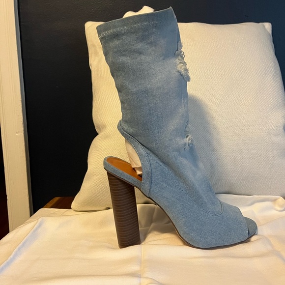 Denim booties - Picture 6 of 12